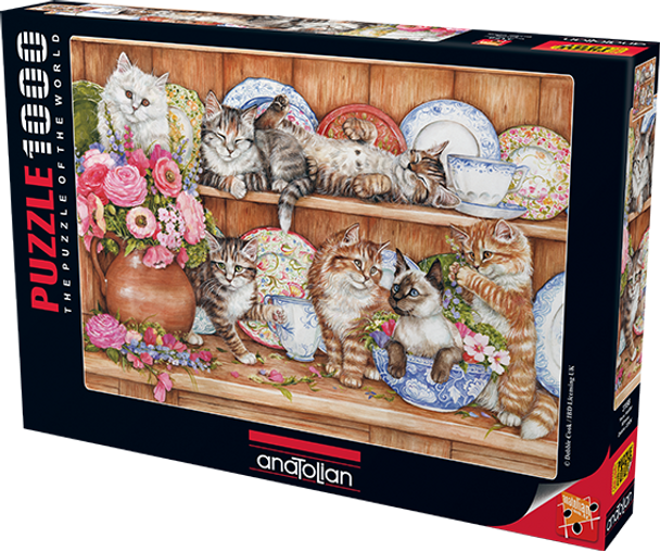 Anatolian Puzzle - Kittens - 1000 pc Jigsaw Puzzle - # 3158