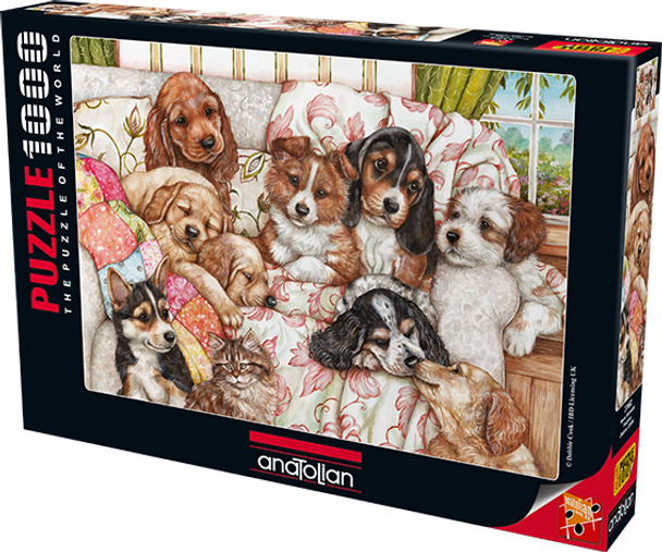Anatolian Puzzle - Puppies - 1000 pc Jigsaw Puzzle - # 3162