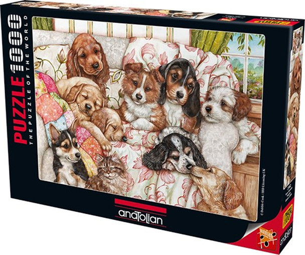 Anatolian Puzzle - Puppies - 1000 pc Jigsaw Puzzle - # 3162