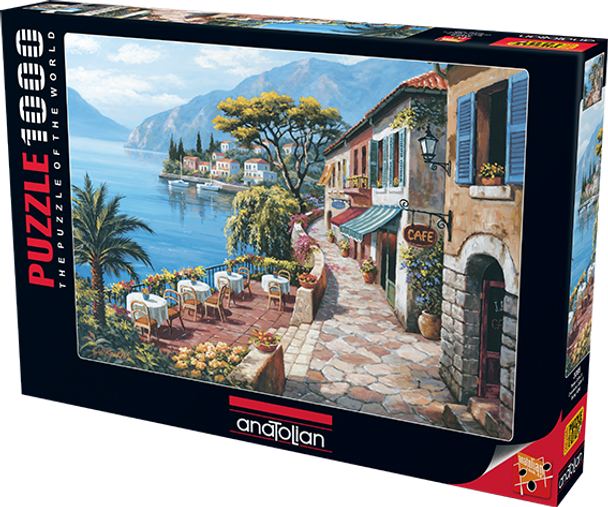 Anatolian Puzzle - Overlook Cafe II - 1000 pc Jigsaw Puzzle - # 3085
