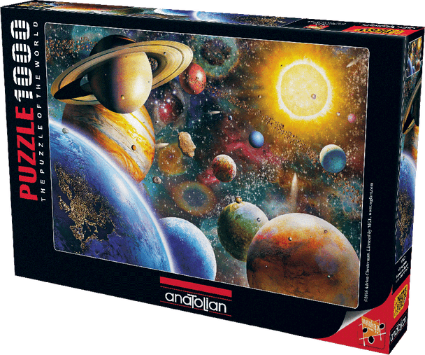 Anatolian Puzzle - Planets in Space - 1000 pc Jigsaw Puzzle - # 1033