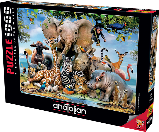 Anatolian Puzzle - African Smile - 1000 pc Jigsaw Puzzle - # 1043