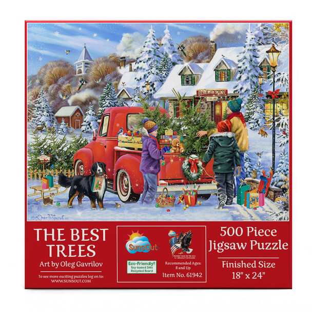 SUNSOUT INC - The Best Trees - 500 pc Jigsaw Puzzle by Oleg Gavrilov - Finished Size 18 x 24" - MPN# 61942 SUNSOUT INC - The Best Trees - 500 pc Jigsaw Puzzle by Oleg Gavrilov - Finished Size 18 x 24" - MPN# 61942