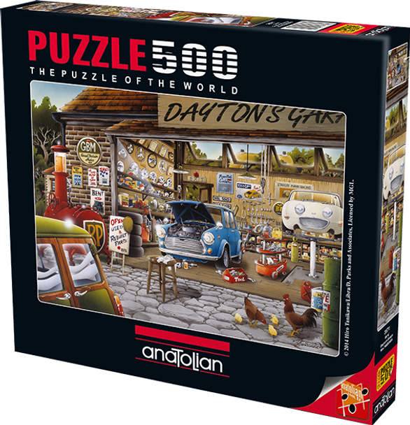 Anatolian Puzzle - Dayton's Garage - 500 pc Jigsaw Puzzle - # 3571