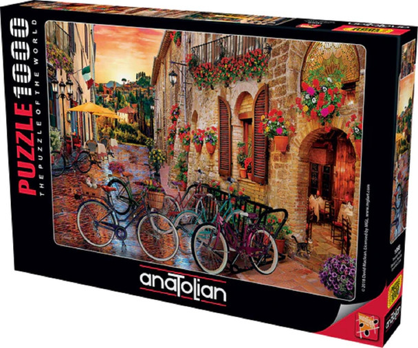 Anatolian Puzzle - Biking in Tuscany - 1000 pc Jigsaw Puzzle - # 1068