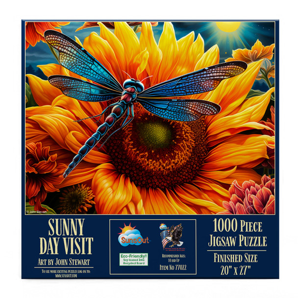 SUNSOUT INC - Sunny Day Visit - 1000 pc Jigsaw Puzzle by Artist: John Stewart - MPN # 77022