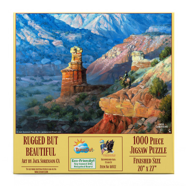 SUNSOUT INC - Rugged but Beautiful - 1000 pc Jigsaw Puzzle by Artist: Jack Sorenson - MPN # 16922