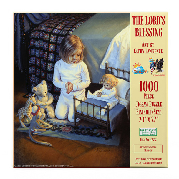 SUNSOUT INC - The Lord's Blessing - 1000 pc Jigsaw Puzzle by Artist: Kathy Lawrence - MPN # 47912