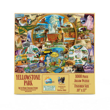 SUNSOUT INC - Yellowstone Park - 1000 pc Jigsaw Puzzle by