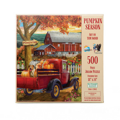 SUNSOUT INC - Pumpkin Season - 500 pc Jigsaw Puzzle by Artist: Tom Wood ...