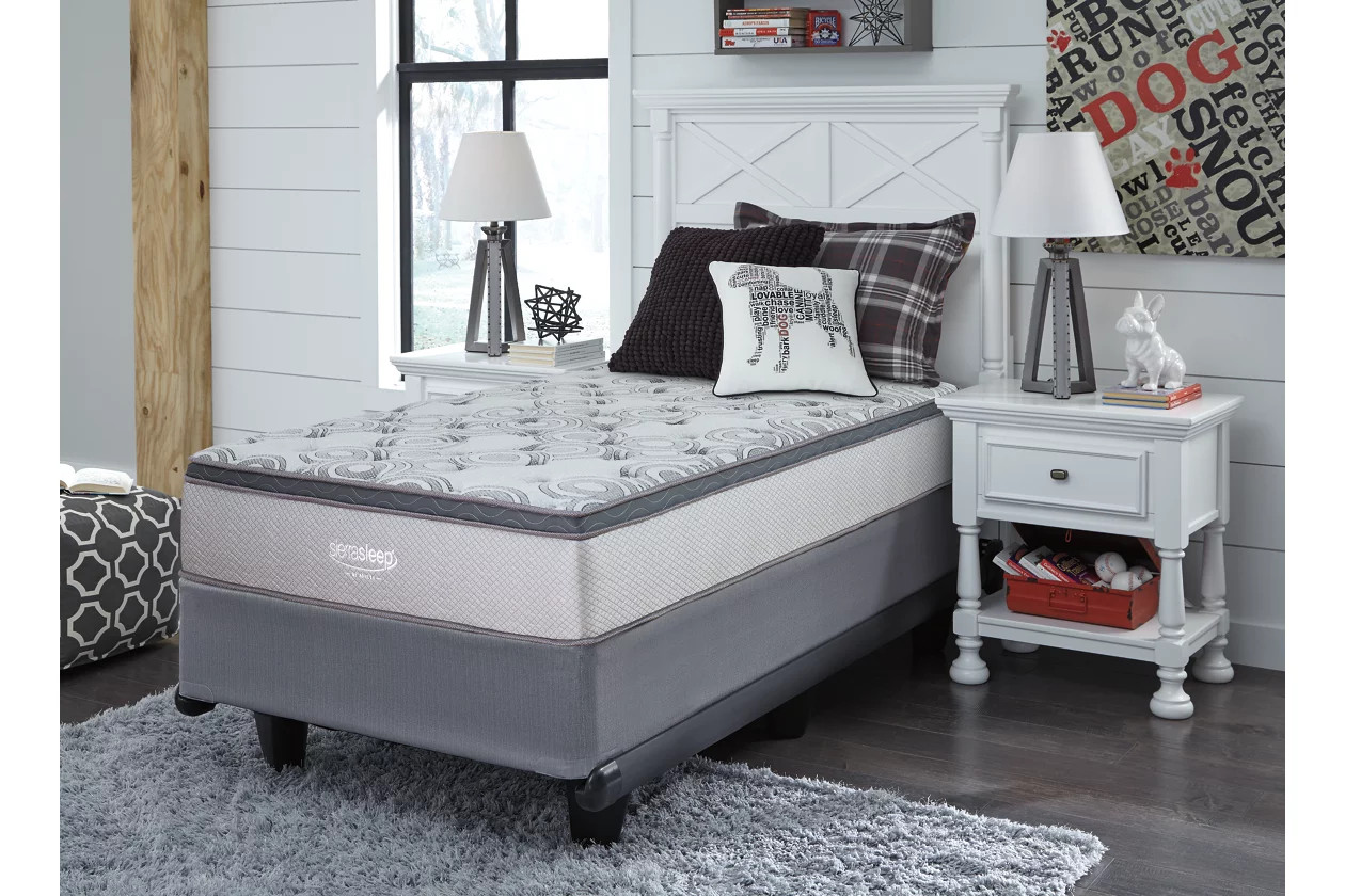 The AUGUSTA EURO TOP TWIN MATTRESS W/ ENCASEMENT available at Leisure