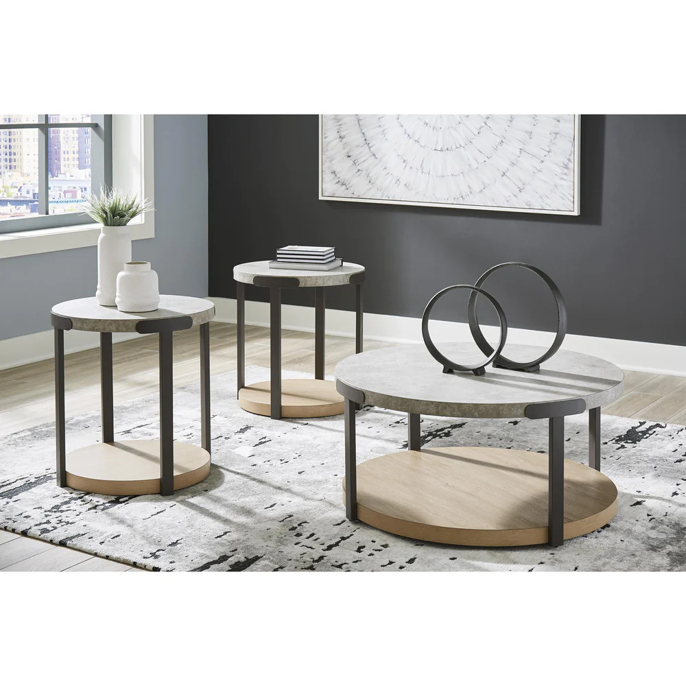 The Darthurst Occasional Table Set available at Leisure Tyme Rentals