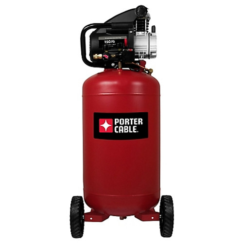 24-GAL PORTABLE AIR COMPRESSOR W/ HOSE