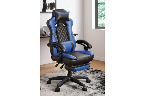 Blue/Black Swivel Desk Chair