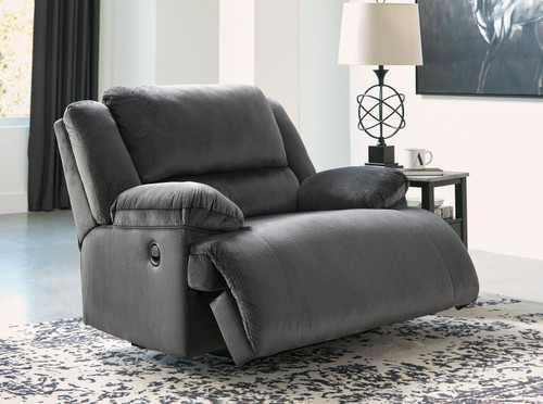 Clonmel Oversized Recliner Charcoal