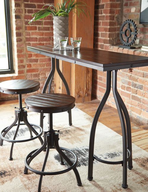 Odium Counter Height Dining Table and Bar Stools (Set of 3)