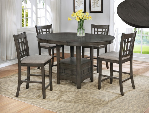 Hartwell Grey Counter Height Table (Set of 5)