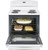 30" Free-Standing Coil Top Electric Range - White