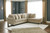 Dovemont Putty Left Arm Facing Sofa 2 Pc Sectional