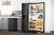 22-CU. FT. SIDE BY SIDE REFRIGERATOR W/ WATER DISPENSER AND ICE MAKER - BLACK