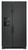 25-CU. FT. SIDE BY SIDE REFRIGERATOR W/ WATER DISPENSER AND ICE MAKER - BLACK