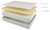 Chime - White - King Mattress - 12-inch