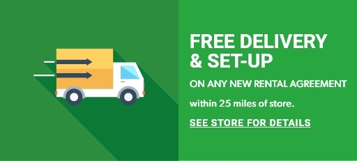 FREE DELIVERY AND SETUP