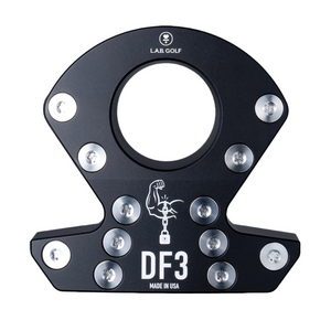 #1453 Black DF3 Armlock RH 40"/79.5°/3°L Accra White