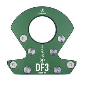 #1465 Green DF3 RH 33"/71° Gears White