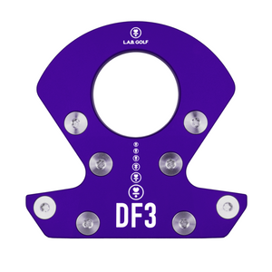 #1528 Purple DF3 RH 35"/67°/2°L Accra White