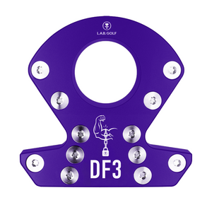 #1571 Purple DF3 Armlock RH 46"/78°/3°L TPT