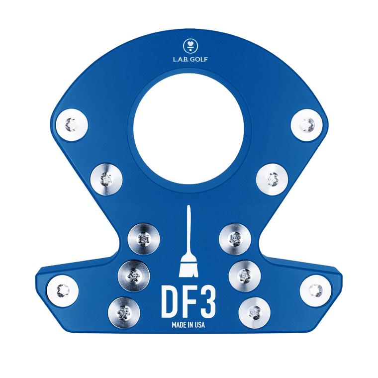 #1205 Blue DF3 Sweeper RH 46"/79.5° Gears Black