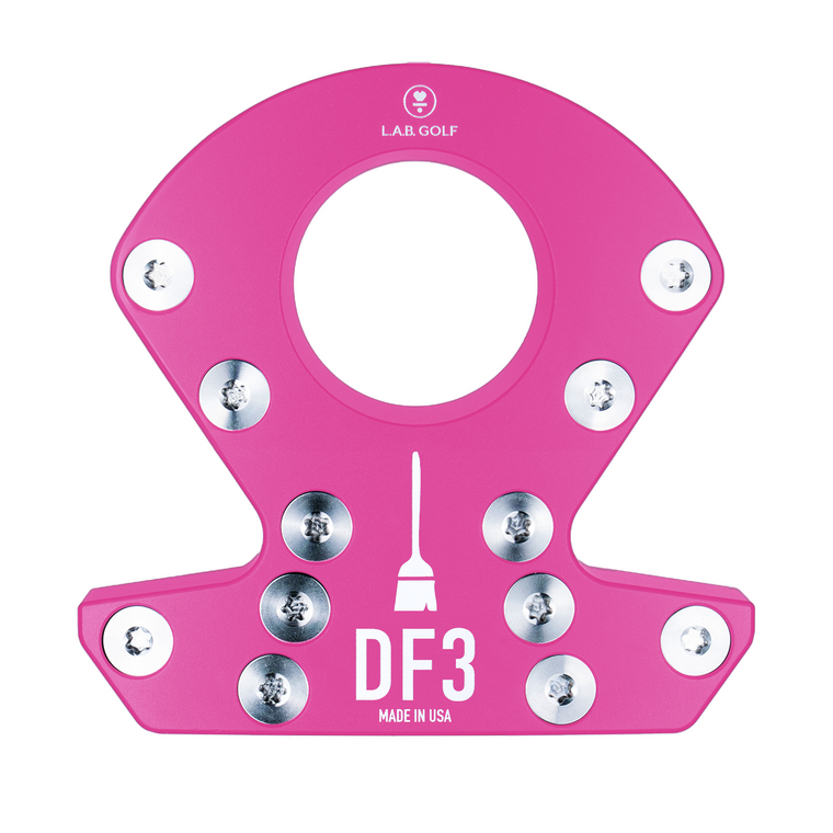 #1416 Pink DF3 Sweeper LH 47"/77° Accra White