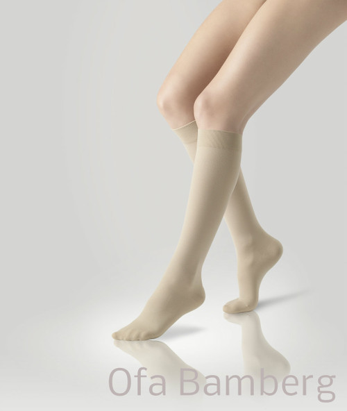 Lastofa Standard Below Knee Stockings - with griptop