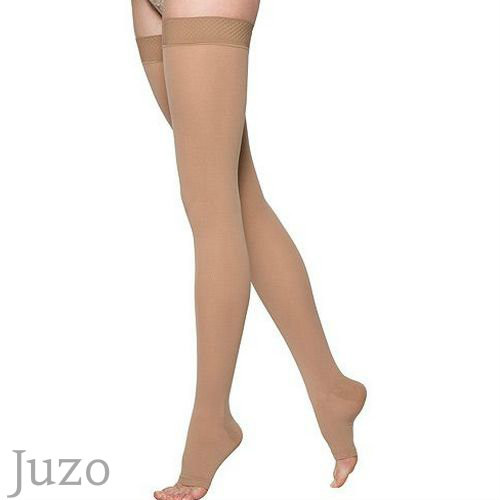 Juzo Soft Thigh Stockings with Top Border