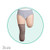 Juzo Below Knee Stump Shrinker with Top Border 
