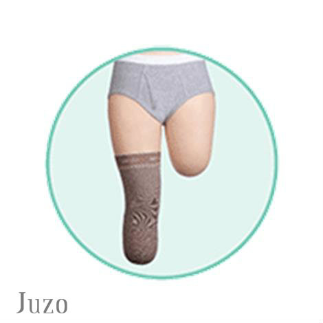 Juzo Below Knee Stump Shrinker with Top Border 