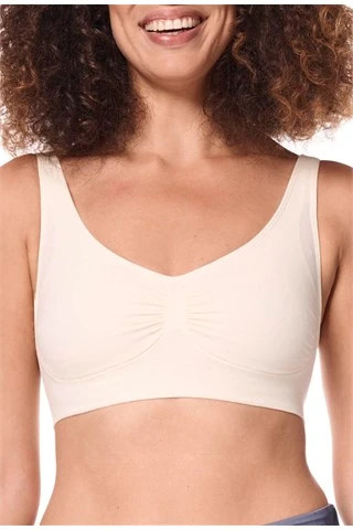 Becky Soft Seamless Bra -  White