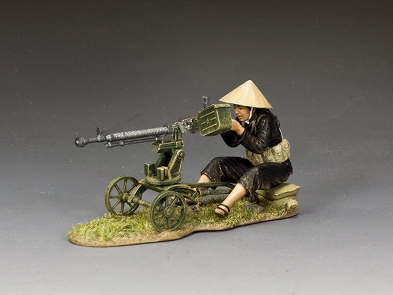 Figurine King & Country VN019 - Sniper Viet Cong Couché (plomb Peint, 54mm)