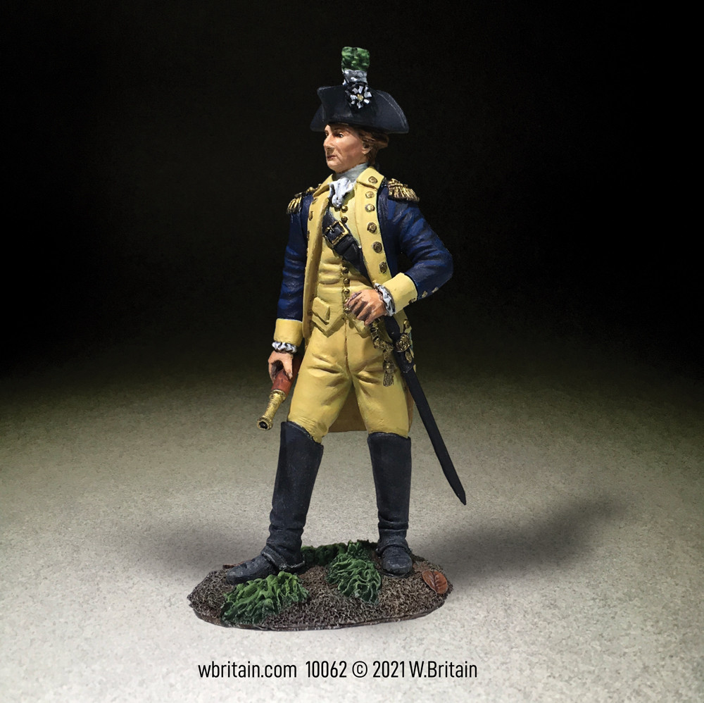Portrait Of Gilbert Du Motier Marquis De La Fayette As A General During The French Revolution