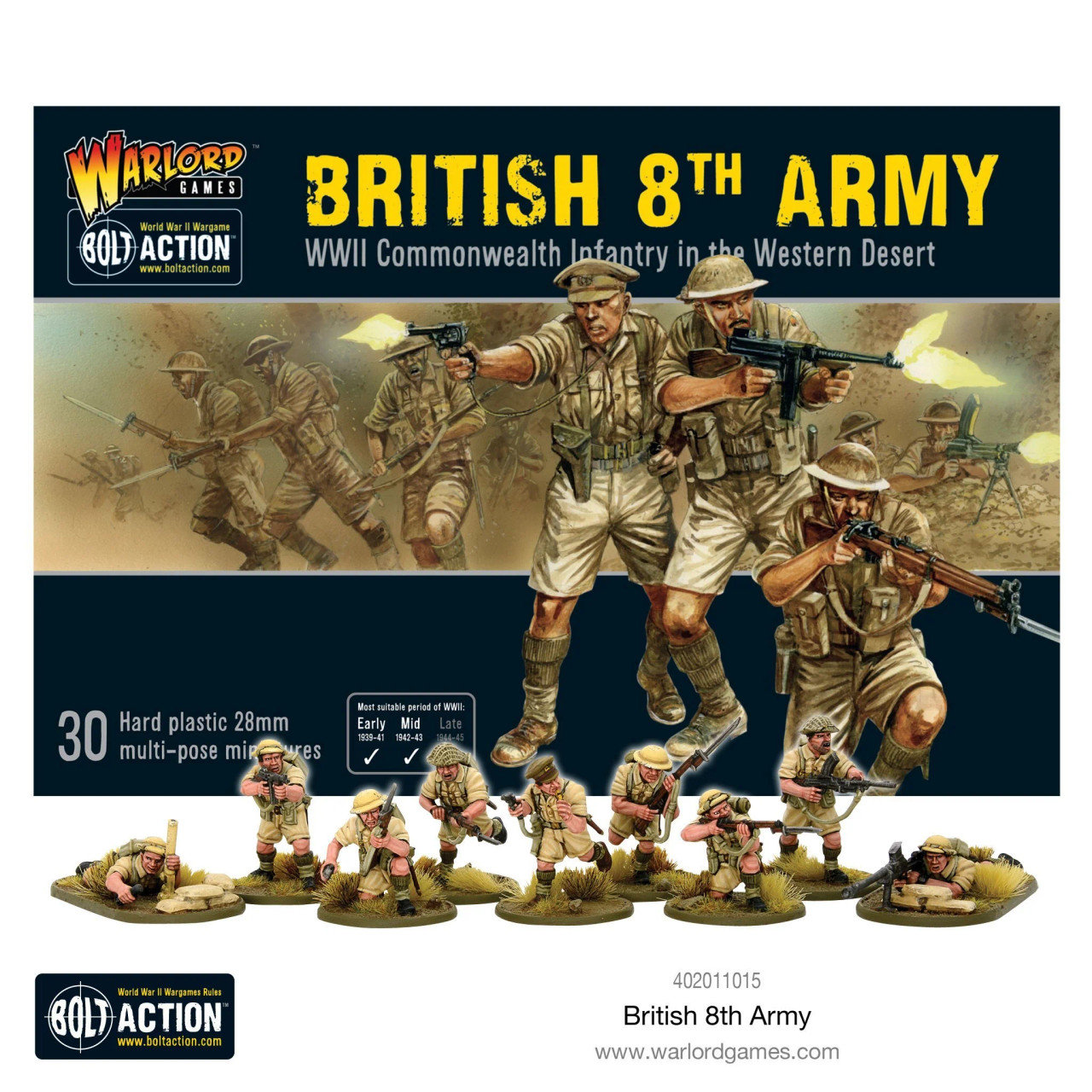 Down South Soldiers – Lord's Army 402011015 8th Army (Plastic) - Peter Nathan Toy Soldiers