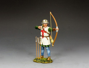 KCMK241 English Archer Letting Loose B KCMK241 English Archer Letting Loose B