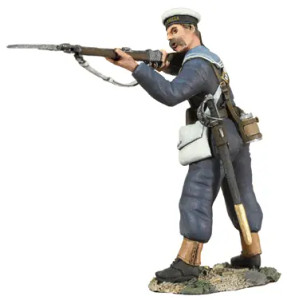 BR27052 British Naval Brigade Standing Firing No.1