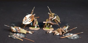 JJGGZ31N Zulus with Muskets