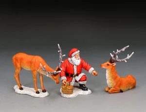 KCXM026 Santa & His Reindeers