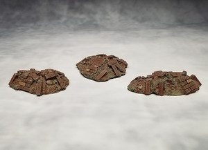 LPMACC005 Small Rubble Piles (3 pack) (Summer) LPMACC005 Small Rubble Piles (3 pack) (Summer)