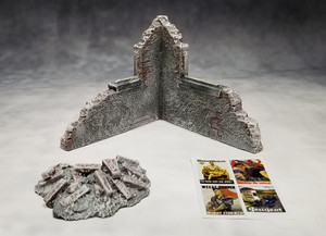 LPMBLD001W Ruined Wall (L -Winter) LPMBLD001W Ruined Wall (L -Winter)