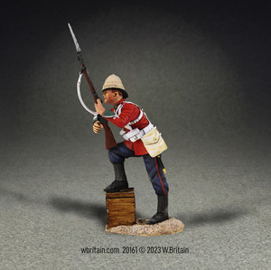 BR20161 British 24th Foot with Foot on Biscuit Box - Single figure in box BR20161 British 24th Foot with Foot on Biscuit Box - Single figure in box