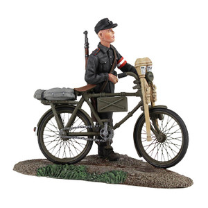 BR25036 German Hitler Youth Pushing Bicycle No.1 - Two figure set in box BR25036 German Hitler Youth Pushing Bicycle No.1 - Two figure set in box