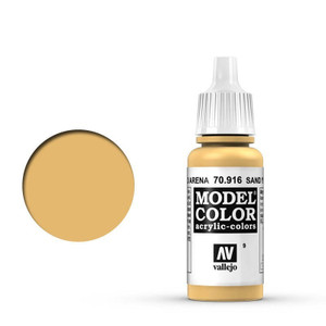 AV70916 Vallejo Model Colour #009 Sand Yellow 17 ml Acrylic Paint [70916]